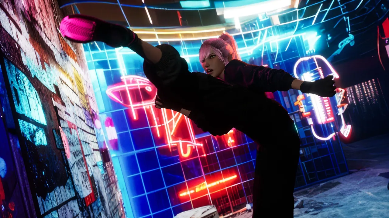 Cyberpunk Fighter Girl — preview 2