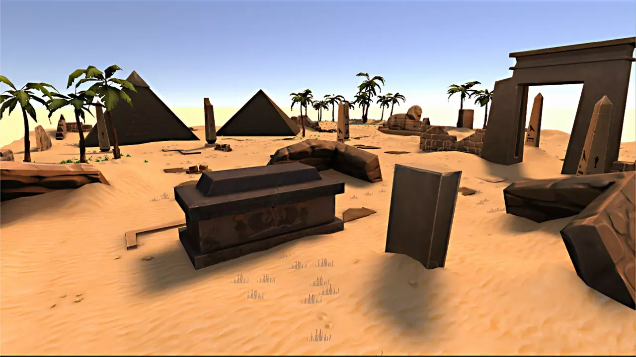 Low Poly Egypt Desert — preview 3