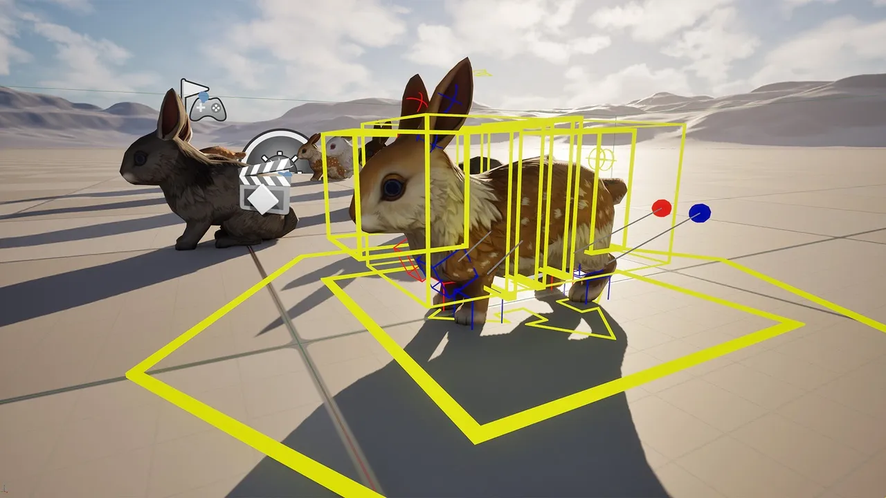 Stylized Rabbit Critter Mob — preview 6